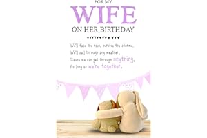 EMOTIONAL RESCUE Wife Birthday Card, Nice Words Birthday Card Wife, Happy Birthday Card For My Wife, Wife Birthday Card For Her, Greetings Card, Wife Birthday Cards, Nice Words Birthday Card Wife