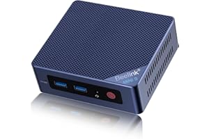 Beelink Mini PC, Mini S12 Pro Intel 12th N100(4C/4T, Up to 3.4GHz), 16GB DDR4 500GB M.2 SSD, Mini Desktop Computer Support 4K@60HZ Dual HDMI Display/WiFi6/BT5.2/USB3.2/1000Mbps/LAN/WOL Micro PC