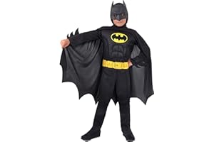 Ciao- Batman disfraz niño original DC Comics con músculos acolchados