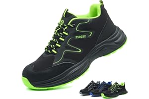 ZSDZSZ Safety Trainers Men Womens Safety Shoes Lightweight Steel Toe Cap Trainers Breathable Comfortable Work Shoes Non Slip Safety Boots Construction Industrial