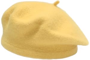 ZLYC Lana Bambini Beret Hat Ragazze Tinta unita Artista Francese Beret Cap