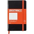 LEUCHTTURM1917 A6 Ruled Pocket Notebook - Black