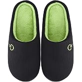 Mishansha Winter Warm Soft Slippers with Memory Foam, Unisex-Adult