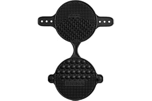 Sigma Beauty - Palmat® - Makeup Brush Cleaner - Perfect for Travel and On the Go - Palm Sized - Black