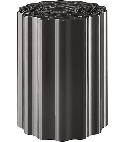 Gazonrand / bloembed behuizing ZWART - Dikte: 2 mm - Hoogte: 30 cm - 15 meter
