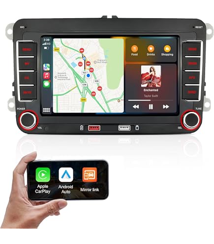 Android 15 Autoradio Für VW Touran 2003-2010 – 10.1" Touchscreen Mit CarPlay, Android Auto & Rückfahrkamera