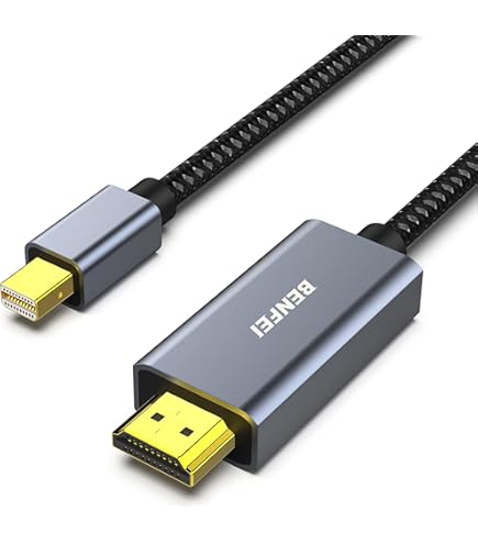 1 m USB-C naar Mini DisplayPort kabel - USB C naar mDP kabel - 4K 60Hz - zwart (CDP2MDPMM1MB