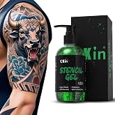 INKin Stencil Tattoo Transfer Gel 230ml, Professional Tattoo Stencil Transfer Gel Aftercare Tattoo Accessories Supplies, Tatt