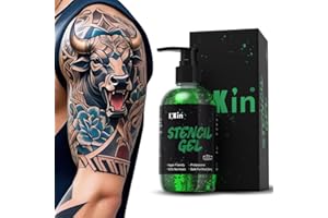 INKin Stencil Tattoo Transfer Gel 230ml, Gel de Transferencia de Plantilla de Tatuaje Profesional Aftercare Tattoo Accessories Supplies, Tattoo Gel para Principiantes y Artistas