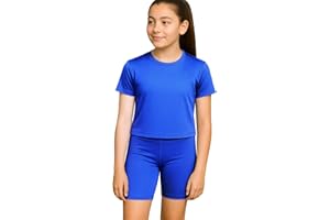PopCouture Girls Premium Activewear Gymnastics Sports Cycling Shorts
