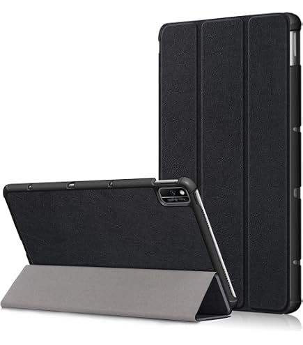 Custodia DayQiQiPu Per Huawei MatePad 10.4” – Modello BAH4-W09, BAH3-W09/AL00/L09/W59, Con Motivo 3D A Cubi, Pelle PU, Cover Con Auto Wake/sleep E Porta Carte