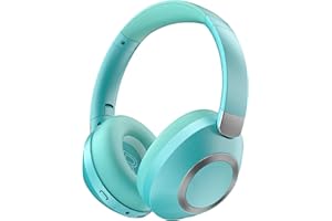 REBOCICO Headphones Wireless Bluetooth , 100H Playtime Active Noise Cancelling Headphones, Bluetooth Headphones with Microphone, Wireless Headphones with Deep Bass, Over-Ear Headphones with Fast Charging