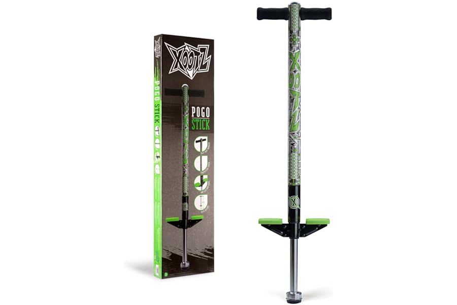 Xootz Pogo Stick | Industrial Design for Kids, Boys and Girls, Soft Foam Handlebars, Ages 5+, Up to 35kg
