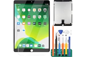 SRJTEK Pantalla LCD de repuesto para iPad Air 3 2019 10.5 A2153 A2123 A2152, panel de vidrio digitalizador táctil, kit de piezas de reparación de montaje completo (negro)