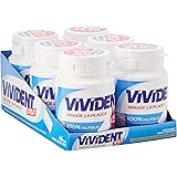 Vivident Xylit Chewing Gum Senza Zucchero, Gusto Menta, Confezione da 6 Mini Barattoli, 46 Gomme da Masticare Ciascuno