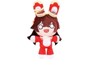 UTIEHD Genshin Impact Pluszowa zabawka Królik 42 cm Pluszowa zabawka Cosplay Bursztyn dla fanów