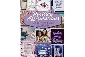 Positive Affirmations Vision Board Clip Art Book for Women: 250+ Elements, including affirmation cards for vital life aspects such as self-love, ... balance in life. (Empower Toolkit Series)