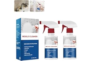 AUYUIIY Mildew Cleaner Foam, 60ML Powerful Multi-Purpose Foam Cleaner, Mould Remover Foam Spray, Suitable for Kitchen & Bathroom Areas (2PC)