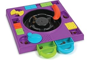 Brightkins Comedero Rompecabezas DJ Doggo, 2 en 1: comedero Lento y Juguete Interactivo, Antideslizante, para estimular la Salud Mental, 2 Piezas