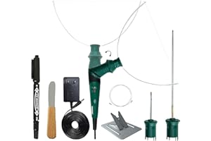 WINONS Taglia Polistirolo a Filo Caldo Professionale Estruso con Impugnatura Rotante 18W (Max 22W), WFC0003 Taglierina Polistirolo con Filo Caldo di Ricambio, Pennarello in Gommapiuma (Kit 3in1)