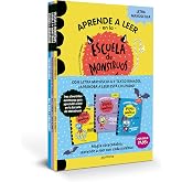 Aprender a leer en la Escuela de Monstruos - Pack con los libros 4, 5 y 6: En letra MAY&Uacute;SCULA (libros para ni&ntilde;os a partir de