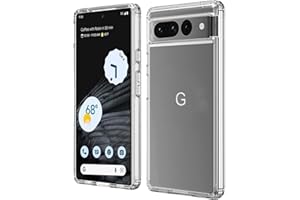 Agedate für Google Pixel 7 Pro Hülle, Ultra Dünn Silikon Handyhülle Kompatibel mit Google 7 Pro, Weich TPU Anti-Gelb Durchsichtige Schutzhülle, Kratzfest Stoßfest Rundumschutz Bumper Case Cover