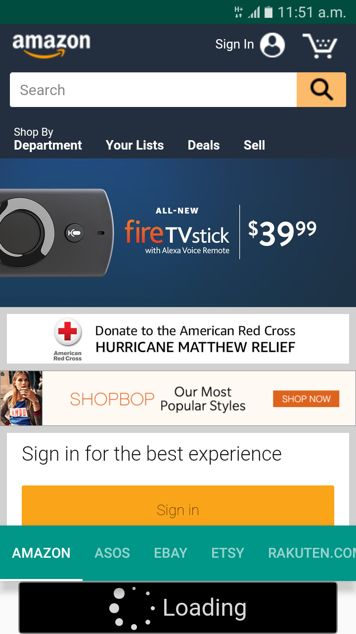 Shopping - USA: Amazon.co.uk: Appstore for Android