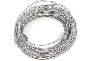 Darice BOW3040, 50 FT, Bow Wire, Silver
