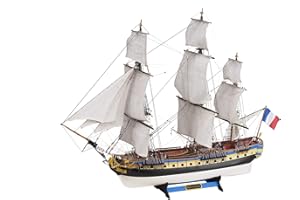 Artesanía Latina - Maquette de Bateau en Bois - Frégate Française, Hermione La Fayette - Modèle 22517-N, Échelle 1:89 - Modèles à Assembler - Niveau Moyen