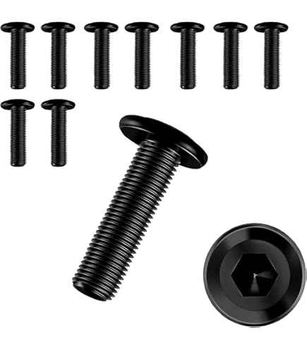 Vite In Nylon M2 M2.5 M3 M4 M5 M6 M8 Viti A Testa Cilindrica - Foto 11