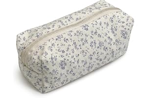 ZEXOWIJ Pennfodral för skola och kontor - Litet pennfodral i polyester för pennor och blyertspennor, 20 x 4,5 x 7 cm