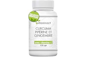 Curcuma piperina e zenzero 130 compresse vitaminact