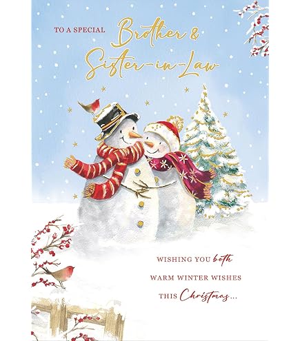 Regal Publishing C85574 - Biglietto di Natale per cognato e cognato, 22,9 x 15,2 cm