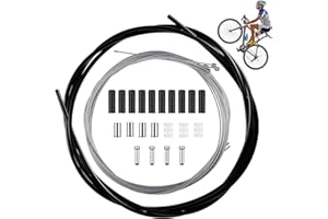 GUANGCAILUN Universal Bicycle Shifter Cables Set Bicycle Gear Cable Kit Bicycle Change Cable for Bike Derailleur Cable Hose Kit Bike Gear Cable Rear Gear Cable Mountain Bike for Mountain Road Bike Repair