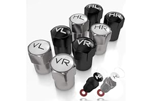 ‎JK TRADE JK Trade® NEU 8X ABS-Kunststoff Ventilkappen Auto zur Reifenmarkierung mit integrierter Dichtung für eingelagerte Winter- & Sommerreifen, Universal, KFZ-Zubehör (Mixed V2)