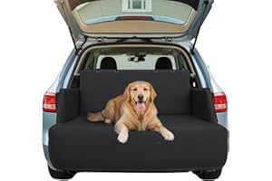 HNCY Protector Maletero Coche Perros, Funda Maletero Coche Universal, Protector coche perros asiento trasero con Protección Lateral y de Parachoques,165x104CM,Impermeable, Antideslizante