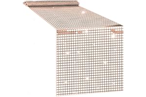 Wambere 30 x 120 cm Disco Party Table Runner, Disco Ball Glitter Sequin Table Runner Table Decoration for 70s 80s Disco Party Wedding Birthday Dance Party Accessories, Rose Gold