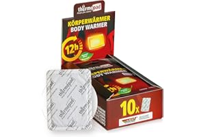 ‎THERMOPAD THERMOPAD Körperwärmer – DAS ORIGINAL: 10x Wärmepflaster für den Rücken I 12 Stunden Wärme I Sofort einsatzbereite Wärmepads, geeignet als Nackenwärmer, Schulterwärmer & Nierenwärmer