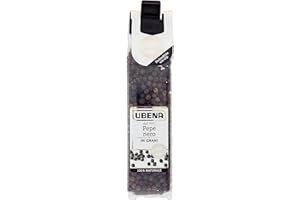 UBENA, Pepe Nero in Grani, Adatto a Piatti Dolci e Salati, Preparazioni Fredde e Calde, Formato Clip Sachet da 30 gr
