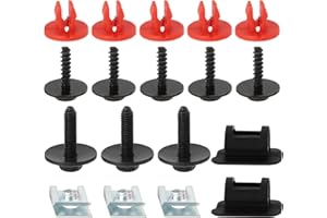 VGOL 18pcs Engine Under Tray Splash Guad Mounting Package 31391440 30683256 Chassis Guard Kit Compatible with Volvo V40 2012-2019