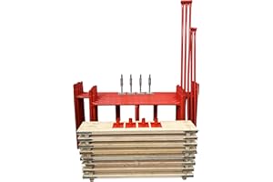 HILL TOP FABRICATIONS CO (1998) LTD - Scaffolding Tower with Boards & Adjustable Bases 7.77 Meters (25'6") Working Height 6x4 Base Size. Steel & Polyester Powder Coated (PPC) High Quality & Durable.