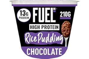 FUEL10K Chocolate Flavour High Protein Rice Pudding, 210 g (Pack of 6)