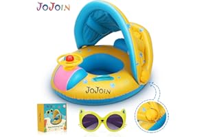 Jojoin Anillo de Natación Inflable para Bebé de Seguridad, Asiento Piscina，Juguete Flotante de Agua de Playa de Verano