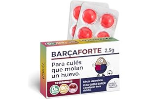MUNDOHUEVO Caramelos de broma BARÇAFORTE | Caja con 12 caramelos sin azúcar sabor cereza | Regalo original para culés de corazón | Ideal para gritar ¡Visca Barça! en cada bocado