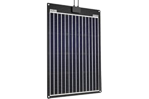 Offgridtec® ETFE-AL 60 W 12 V semi-flexible solar panel with integrated aluminium plate
