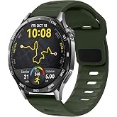 Teknoft 22mm ile Uyumlu Saatler i&ccedil;in Rugged Model 46mm Silikon Kordon HUAWEI Watch (GT6 Pro/GT6/GT5 Pro/GT5/GT4/Watch 4 Pro/G