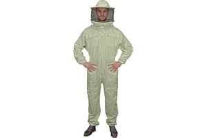 Humble Bee 410 Tuta in Polycotone con Cappello Maschera Rotonda per Apicoltura