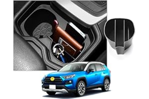 CDEFG Compatible avec Toyota RAV4 2019-2021 2022 Porte-gobelet Accoudoir Multifonction Rangement de Voiture Console Organisateur de gobelet à Eau Accessoires