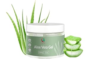 YOGI’S GIFT – CELEBRATING HEALTH Gel d'Aloe Vera 12 oz | Bonté naturelle pour le visage, la peau, le cuir chevelu, les cheveux et le soulagement des coups de soleil | Non parfumé par Yogi’s Gift®