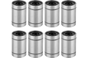 FTVOGUE 8pcs LM6UU 6mm Ball Bearing Bushing Linear Motion 3D Printer Engraving Machine Accessories